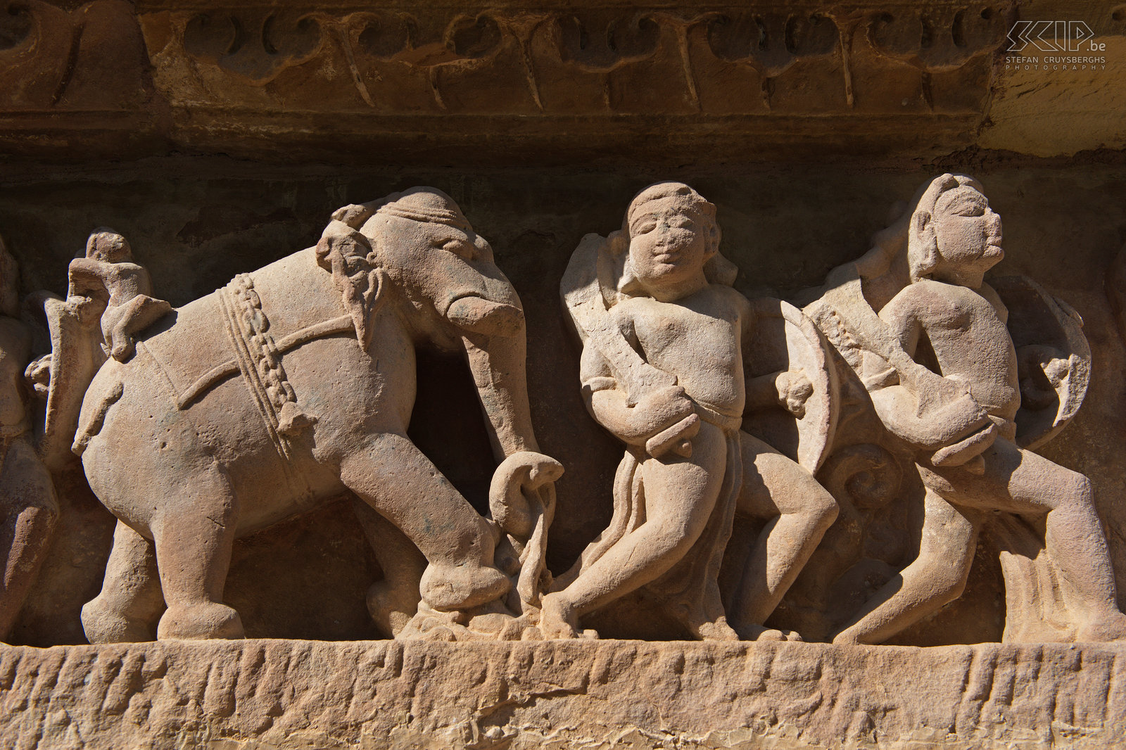 Khajuraho - Detail Lakshman temple  Stefan Cruysberghs